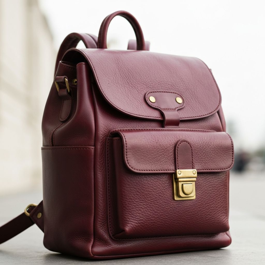 Burgundy Premium Backpack