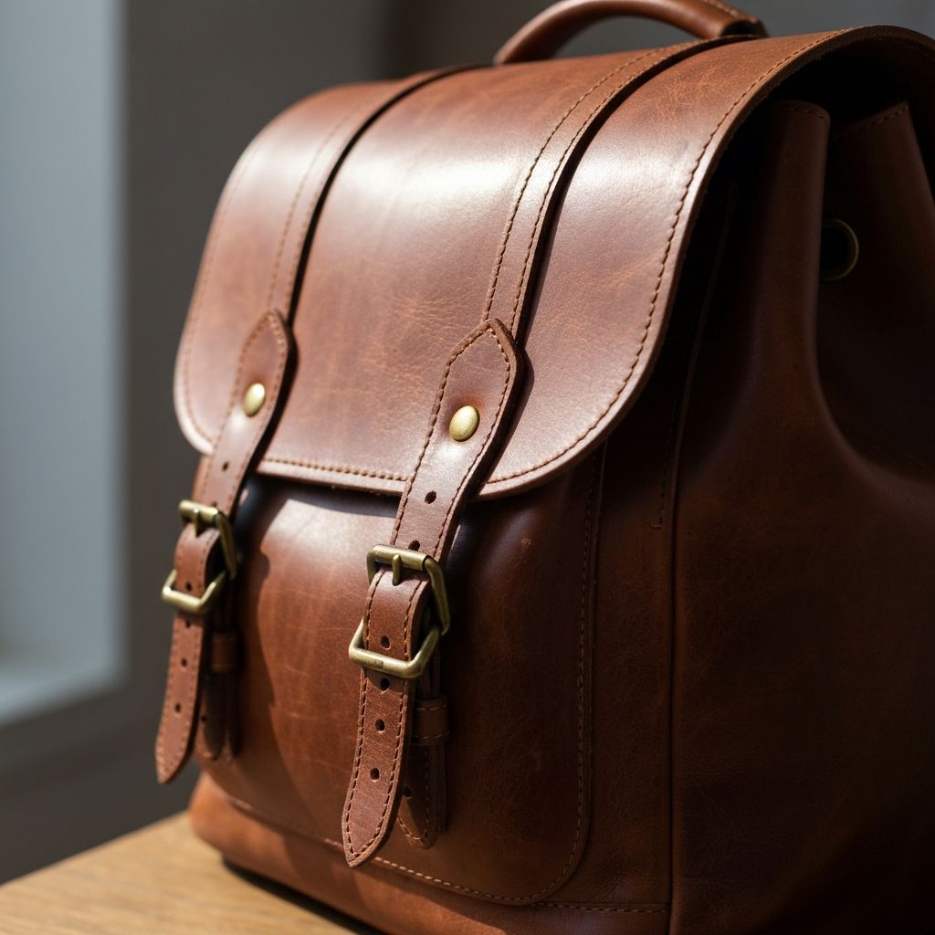Classic Brown Backpack