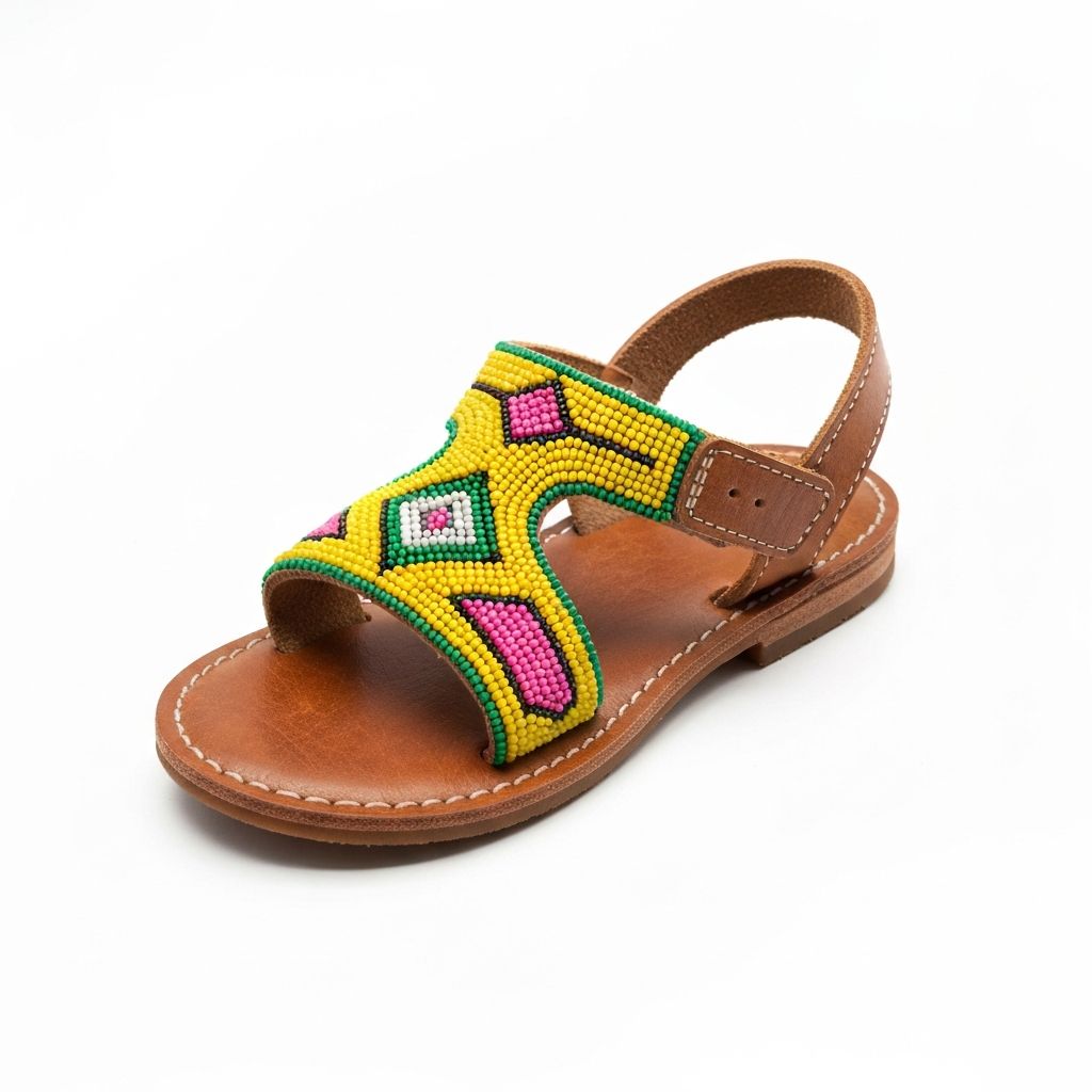 Youth Beaded Sandals